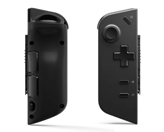 Front and rear view of Legion Go handheld left controller