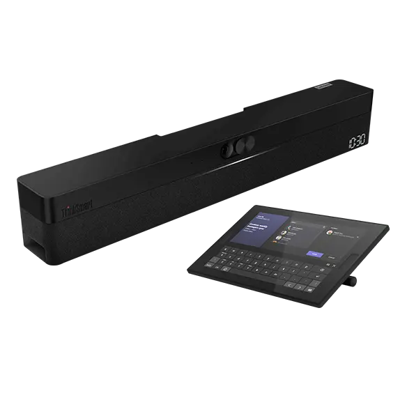 Lenovo ThinkSmart One integrated Windows-based collaboration bar & 10.1" HD Controller for Teams.