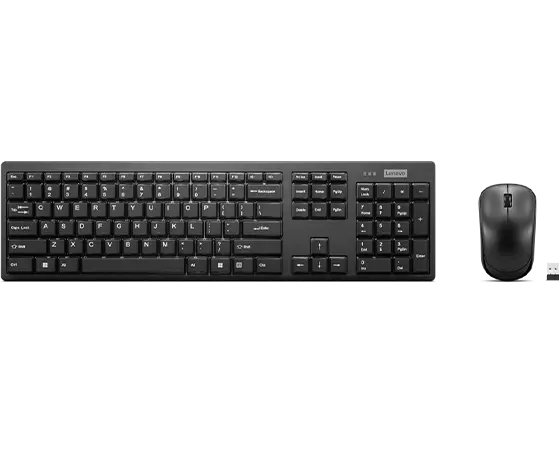 

Lenovo 100 USB-A Wireless Combo Keyboard and Mouse - US English