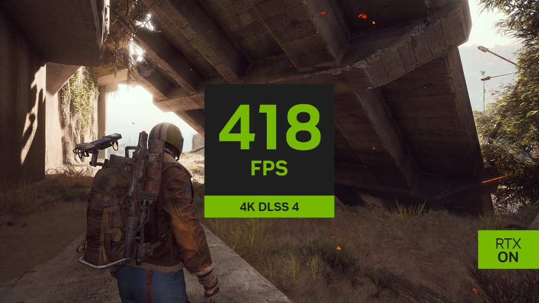 Video NVIDIA DLSS 4 en laptops Lenovo Legion. Fluidez y calidad visual superior.