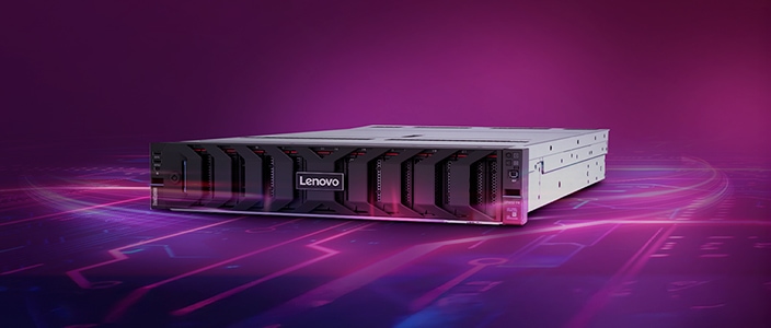 Lenovo AI infrastructure designed to support business performance, scalability, and demanding AI workloads.