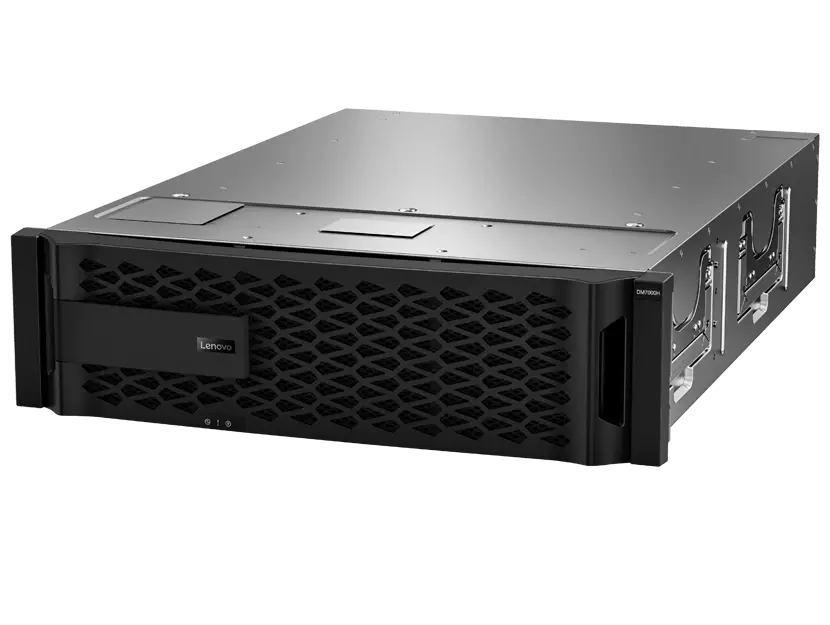 Lenovo ThinkSystem DE Series All Flash Array - front facing left