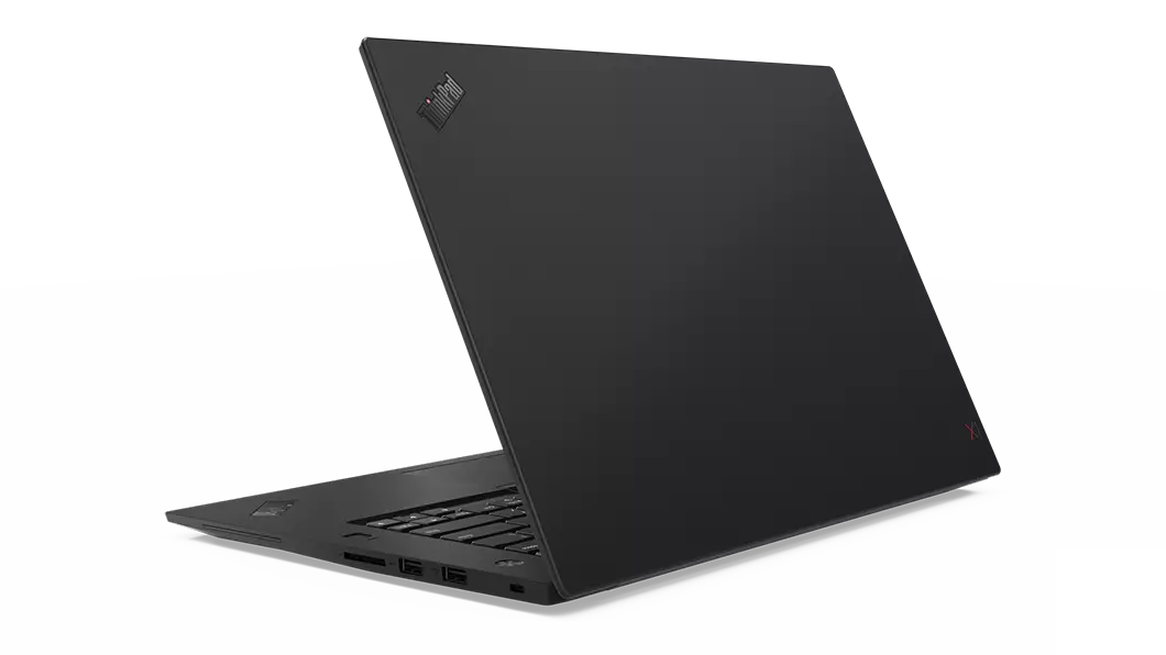 Lenovo ThinkPad X1 Extreme, back right side view.