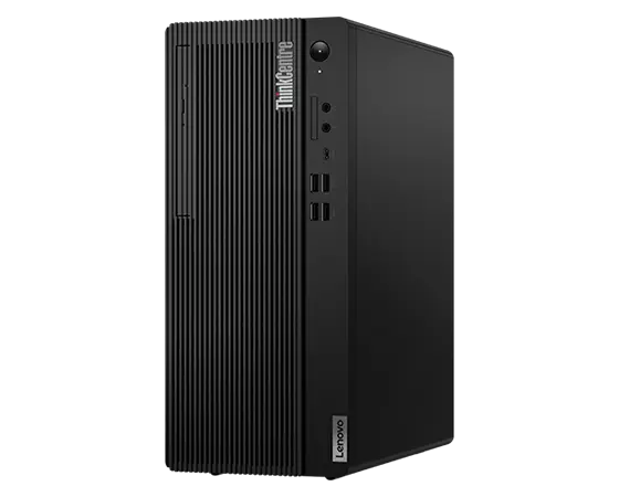 Lenovo ThinkCentre M70t Gen 4 (Intel) desktop tower – front-right angled view