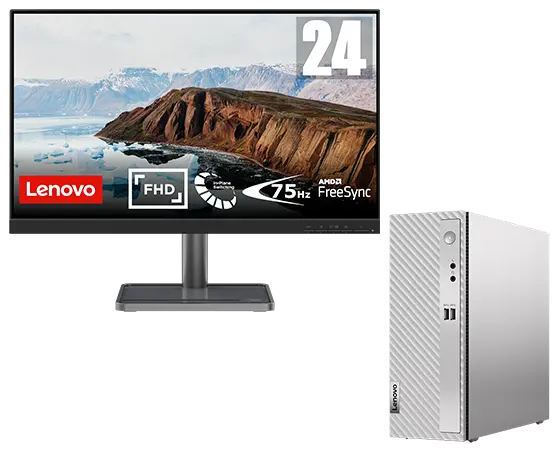 Lenovo DT IC 3 07IRB8 I513400 512G 8G + L24i-30 Intel® Core™ i5-13400 Prozessor der 13. Generation (E-Kerne bis zu 3,30 GHz P-Kerne bis zu 4,60 GHz)/Windows 11 Home 64/512 GB SSD, M.2 2280, PCIe 4.0, TLC