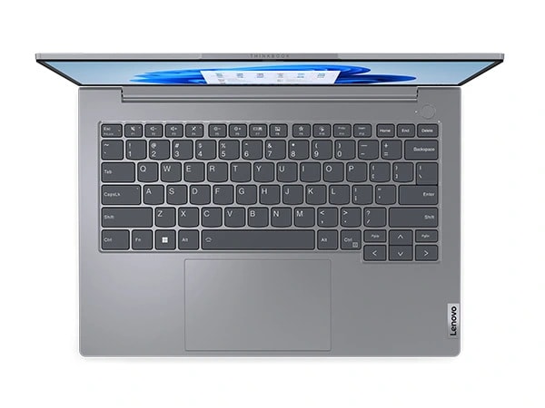 ThinkBook 14 Gen 6 (14″ Intel) laptop—top view, lid open