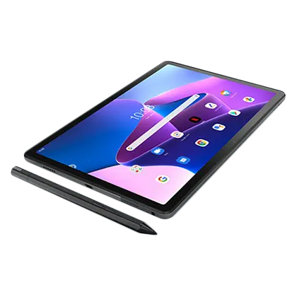 Tablet Lenovo M10 Plus (3ra Gen) 4G 10.6, 128GB, 4GB ram, cámara 8MP,  frontal 8MP+Lápiz Lenovo+Case Lenovo, gris - Coolbox