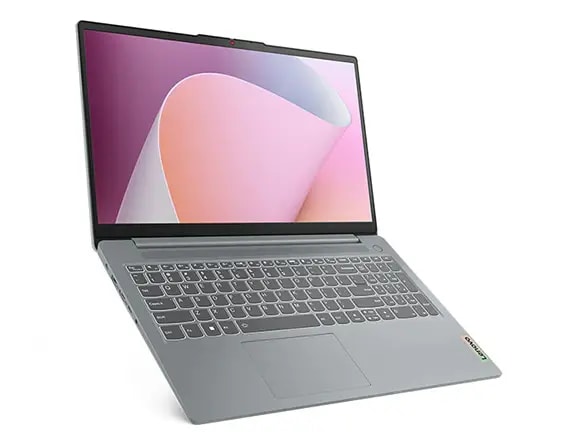 IdeaPad Slim 3 Gen 8 fully opened, front-facing right