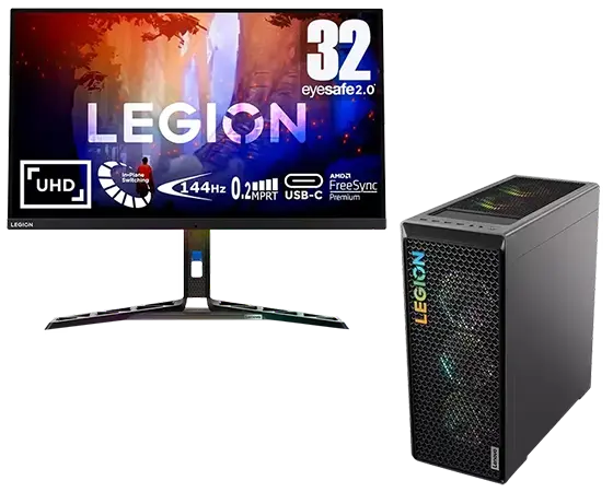 Lenovo Legion Gaming Bundle 9 AMD Ryzen 7 7700 Processor (3.80 GHz up to 5.30 GHz)/Windows 11 Home 64/512 GB SSD  Performance TLC