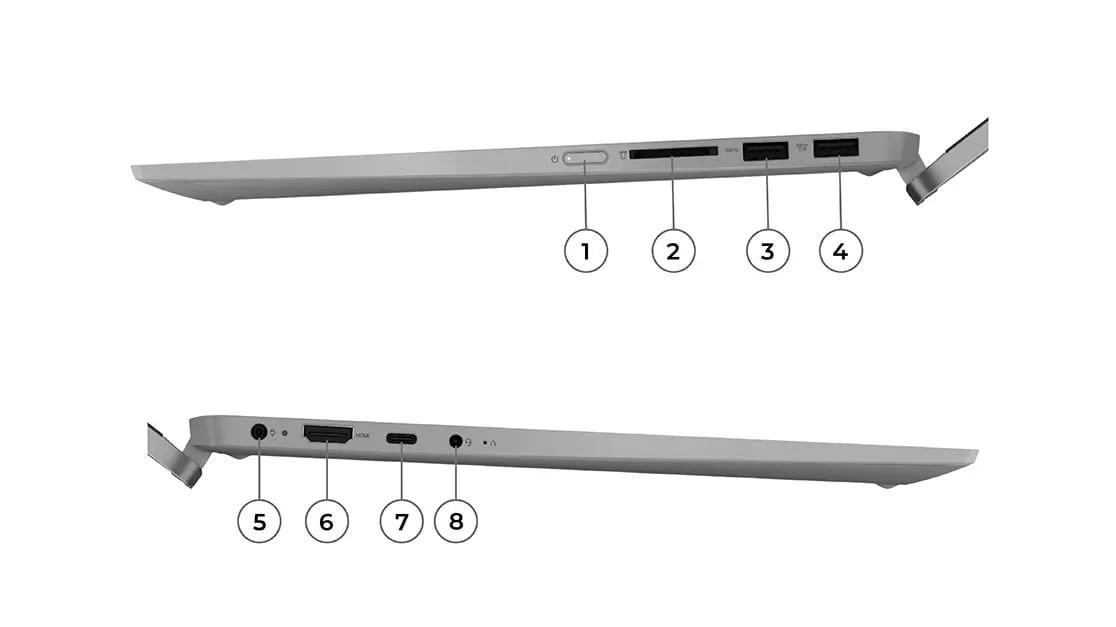 IdeaPad Flex 5 14" 8va Gen - Stone Blue AMD 5 7730U 16GB 512GB WIN 11 HOME 82XX0078LM 7 Lenovo IdeaPad Flex 5 8va Gen