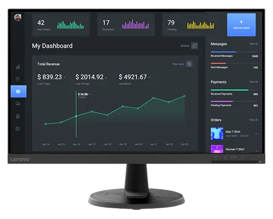 Monitor Lenovo C24-40 de 23.8"