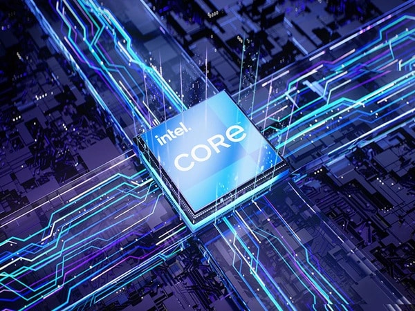 Closeup of Intel® Core™ processor
