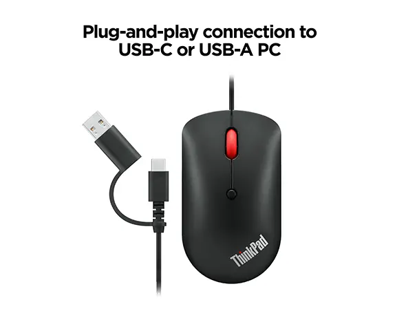 Thinkpad usb-c wired compact mouse