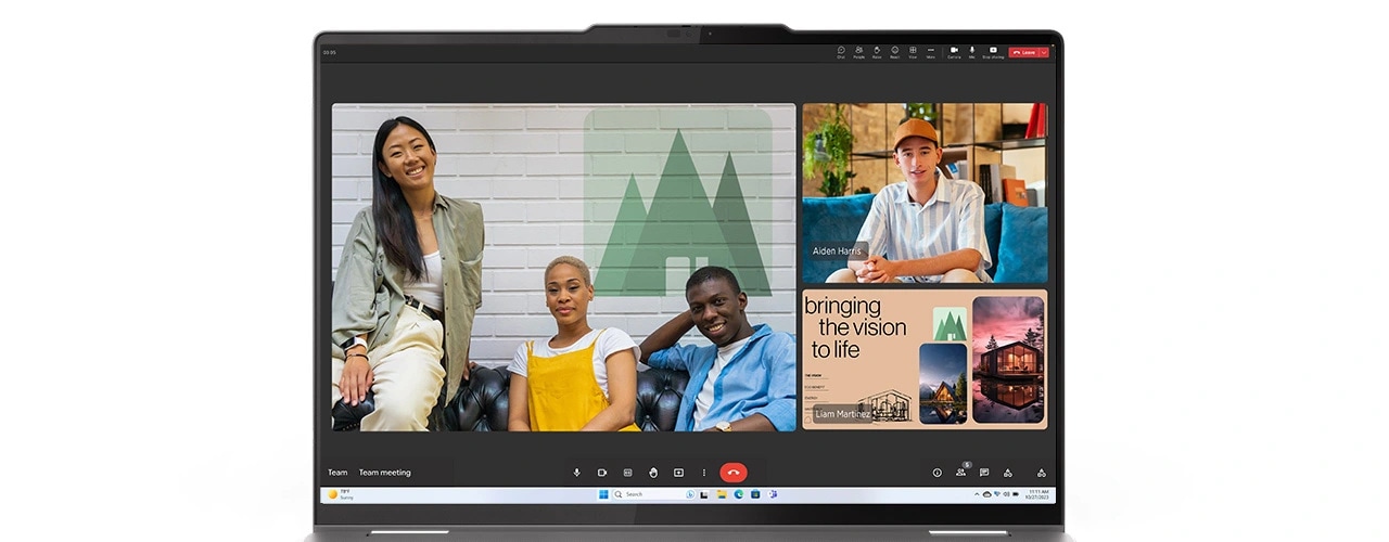 Lenovo Yoga 7i 2in1 16AHP9 Gen 9 (AMD) 3 Màn hình của máy tính xách tay Lenovo Yoga 7 2-in-1 Gen 9 (16 AMD), có tính năng hội nghị truyền hình trên màn hình
