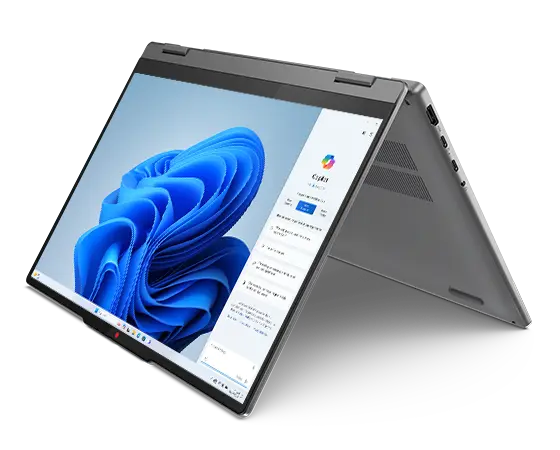 

Lenovo IdeaPad 5i 2-in-1 Gen 9 (14" Intel) 13th Generation Intel® Core™ i5-13420H Processor (E-cores up to 3.40 GHz P-cores up to 4.60 GHz)/Windows 11 Home 64/256 GB SSD M.2 2242 PCIe Gen4 TLC