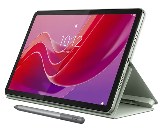 Lenovo Tab M11 (4GB 128GB) (Wifi) - Luna Grey + Pen + Folio (Green) Processore MediaTek Helio G88 (da 2 GHz )/Android/128 GB eMMC