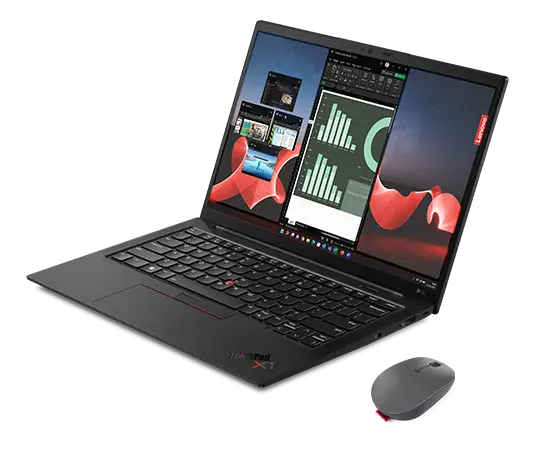 Lenovo ThinkPad X1 Carbon 11th Gen + Mouse Lenovo Go Processore Intel® Core™ i7-1355U di tredicesima generazione (E-core fino a 3,7 GHz P-core fino a 5 GHz)/Windows 11 Pro 64/1 TB SSD Performance TLC Opal