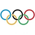 The Olympic five rings