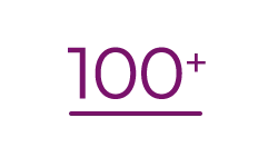 Icon showing 100+