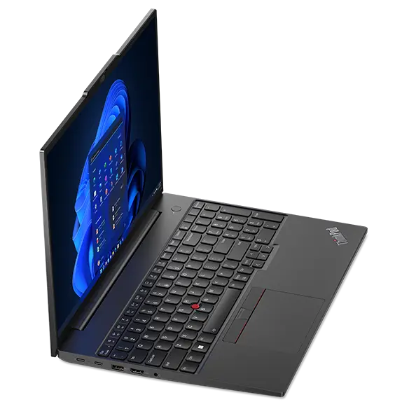 Top left angle view of the Thinkpad E16 Gen 1 (16 AMD)