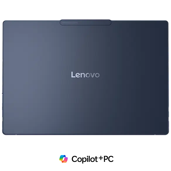 Top view of the Lenovo Yoga Slim 7x: A Copilot+ PC, closed.