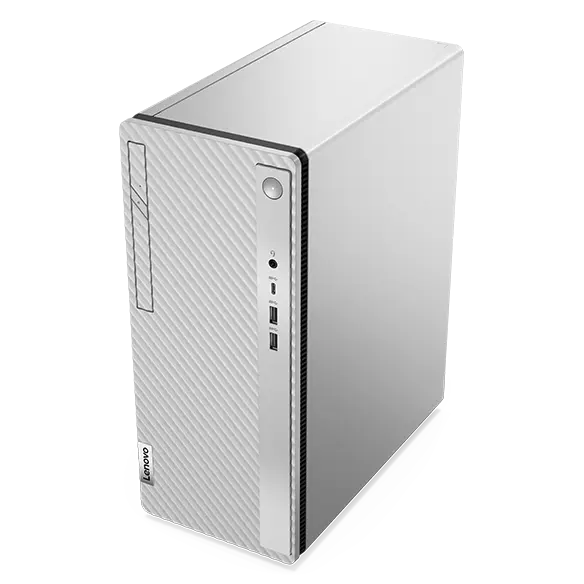 Lenovo IdeaCentre Tower (14L, 9) desktop PC — front-right view, from slightly above