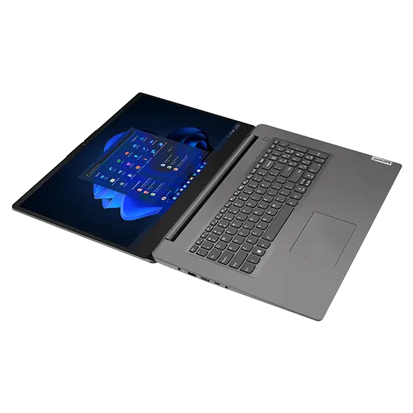 Lenovo V17 Gen 4 laptop: flat, front view with lid open