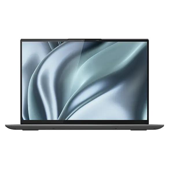 Yoga Slim 7i Pro Gen 7 laptop facing front, showing display
