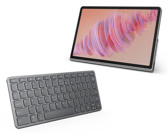 Lenovo Tab Plus (8GB 256GB) (Wifi) - Luna Grey + Wireless Keyboard MediaTek Helio G99 Prozessor (2,20 GHz )/Android/256 GB UFS 2.2