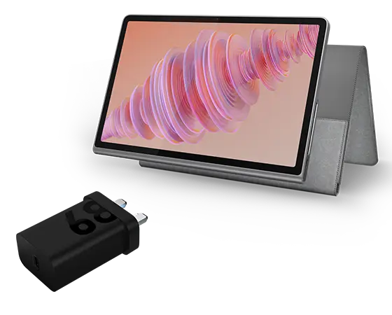 

Lenovo Tab Plus (8GB 128GB) (Wifi) - Luna Grey + Sleeve & Charging Adaptor MediaTek Helio G99 Processor (2.20 GHz )/Android/128 GB UFS 2.2