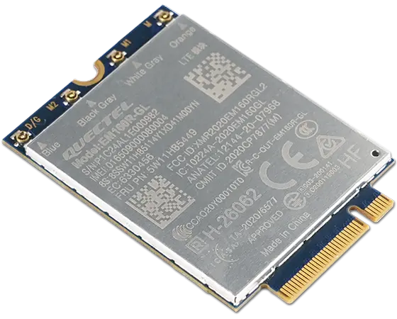 ThinkPad Quectel EM160R-GL 4G LTE-A Cat 16 M.2 WWAN Module for X1 2-in-1 Gen 9/P16s Gen 3
