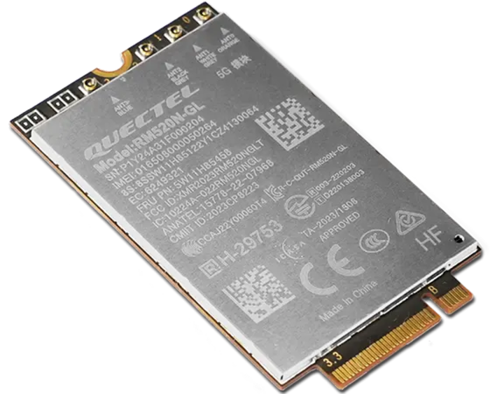 Thinkpad用 1786.jpg 5Gモデムとアンテナ RM520N-GL Windowsアクセサリー