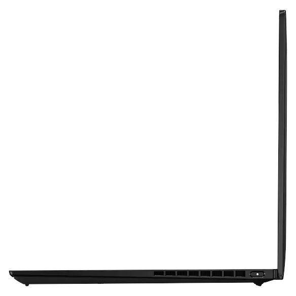 Right-side profile of the Lenovo ThinkPad X1 Nano Gen 3 laptop open 90 degrees.