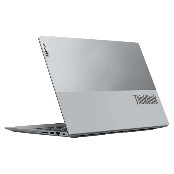 Rear view of Lenovo ThinkBook 16 Gen 4 laptop showing dual-tone cover.