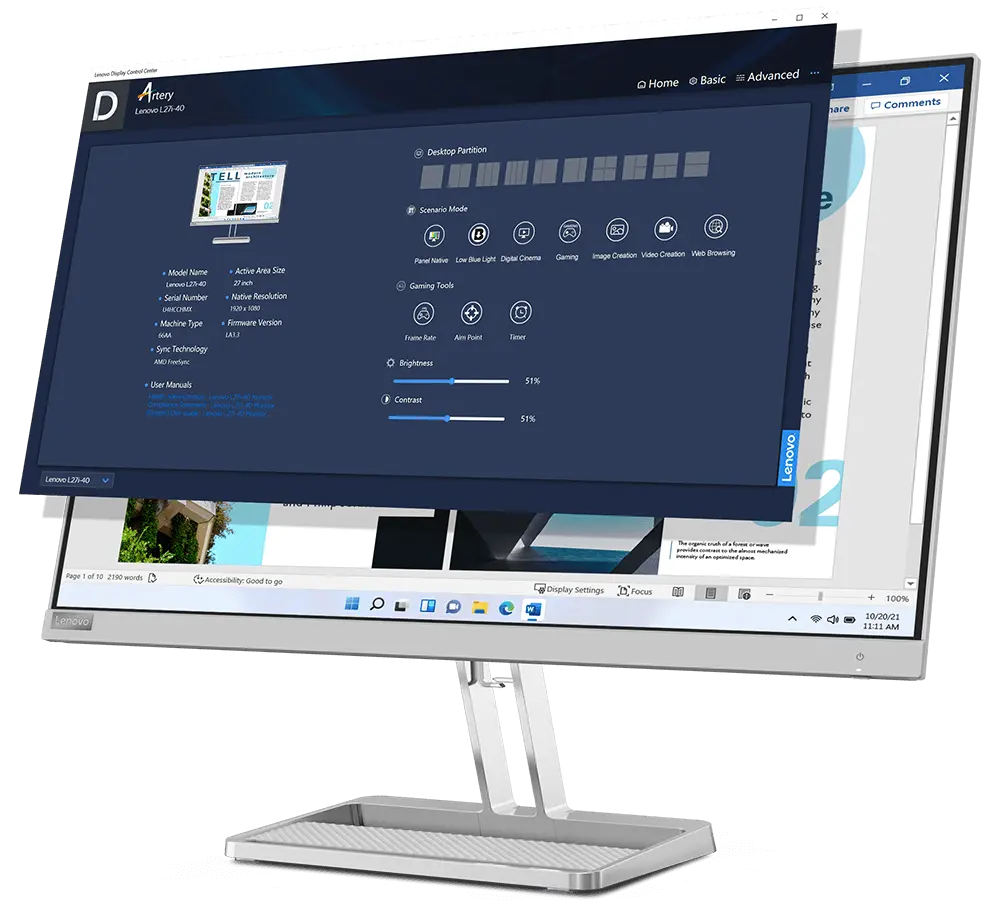 L27i-40(H23270FL0)27inch Monitor-HDMI