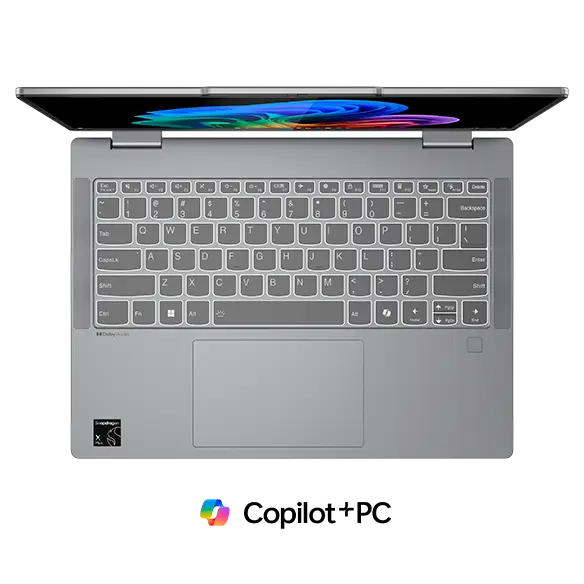 Lenovo IdeaPad 5x 2-in-1 Gen 9 laptop with comfortable TrackPad & keyboard.