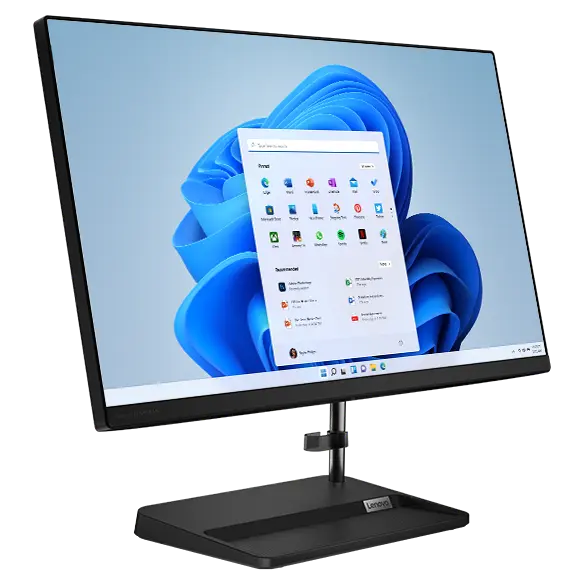 Three-quarter facing Lenovo IdeaCentre AIO 3i Gen 7 All-in-one PC.