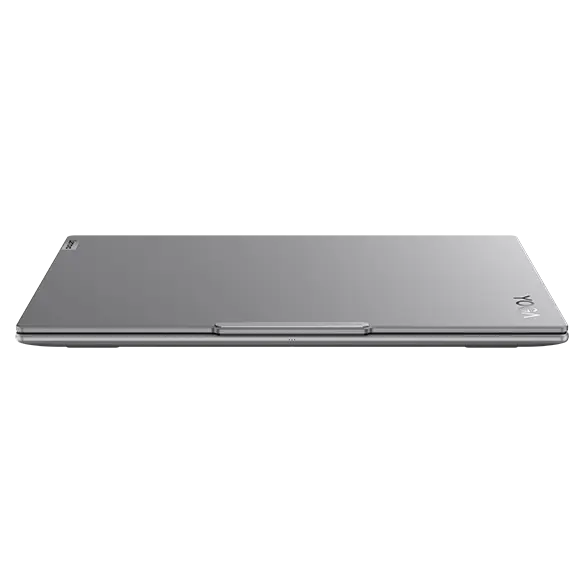 Front view of a closed Lenovo Yoga Pro 9i Gen 9 (16 Intel)