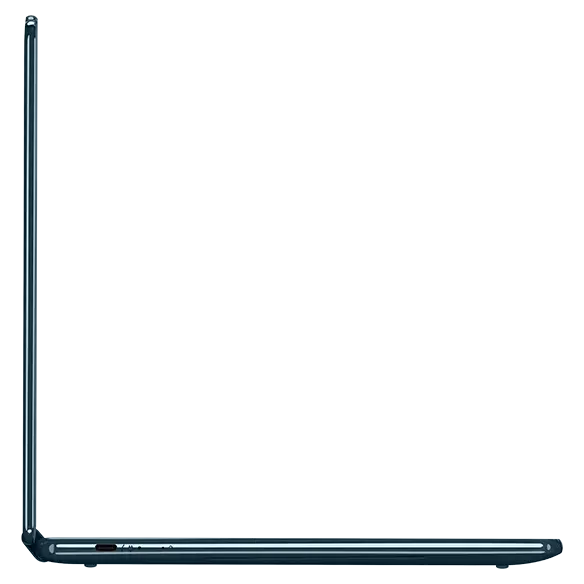 Left profile view of the Lenovo Yoga Book 9i Gen 9 (13 Intel)