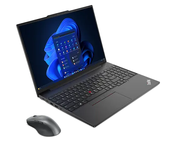 Lenovo ThinkPad E16 Gen 2 (RZ7 16G 512G) + Mouse Bluetooth Ricaricabile Processore AMD Ryzen™ 7 7735HS (da 3,2 GHz fino a 4,5 GHz)/Windows 11 Pro 64/512 GB SSD M.2 2242 PCIe Gen4 TLC Opal