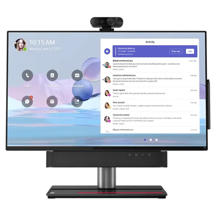 家具 Lenovo ThinkSmart View for Microsoft Teams ZA690017JP ThinkSmart View Teams Display | Collaboration Solutions | Lenovo US