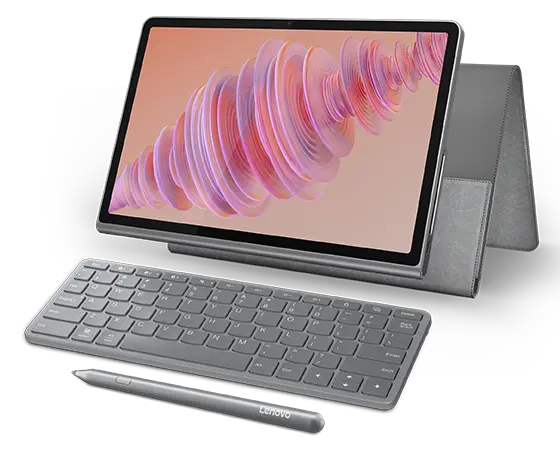 Lenovo Tab Plus (8GB 128GB) Sleeve, Pen & Keyboard Bundle Processador MediaTek Helio G99 (2,20 GHz )/Android 14 or Later/128 GB UFS 2.2