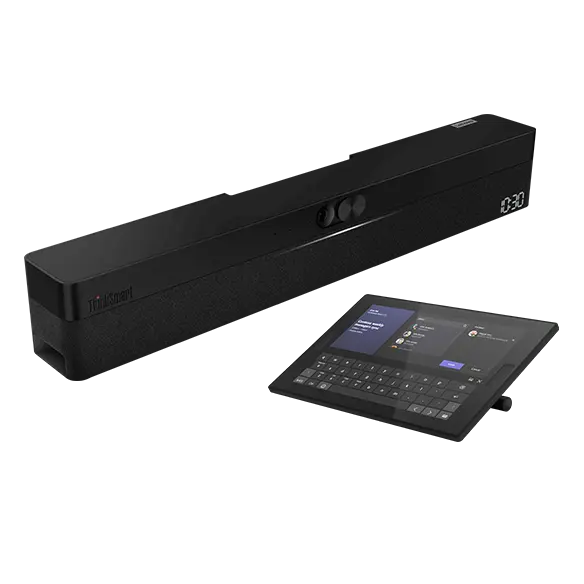 Lenovo ThinkSmart One integrated Windows-based collaboration bar & 10.1&quot; HD Controller for Teams.