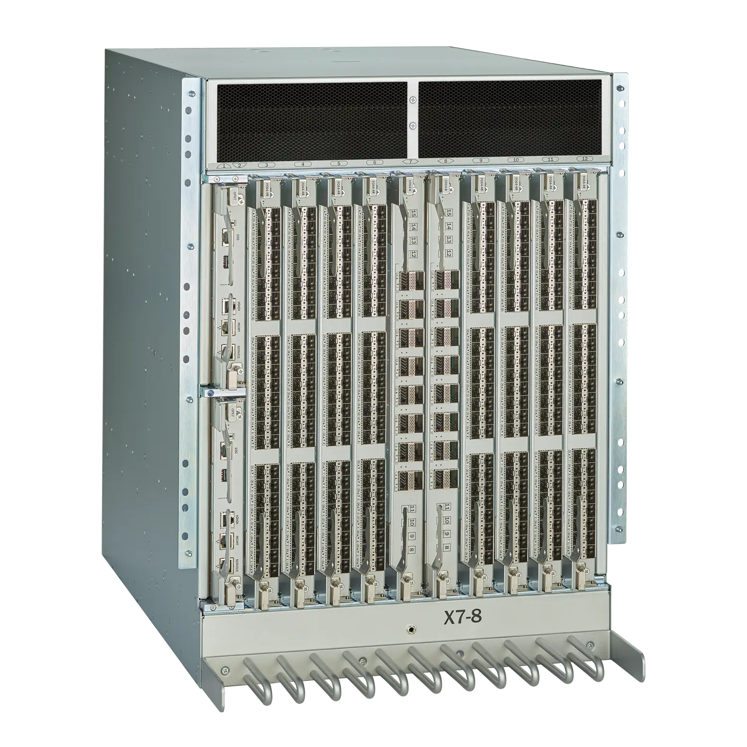 X7-8 Gen 7 Fibre Channel Director angled front-facing view