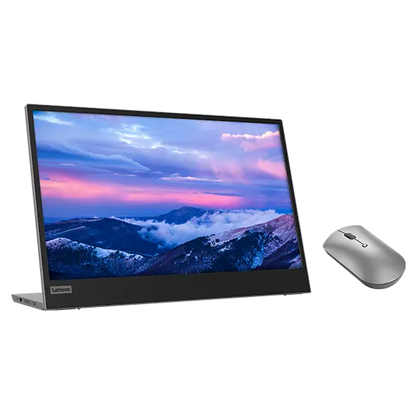 Lenovo L15 Monitor and Lenovo 600 BlueTooth Mouse