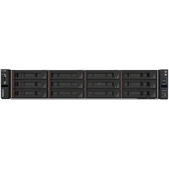 ThinkSystem SR665 front view with 3.5” drives