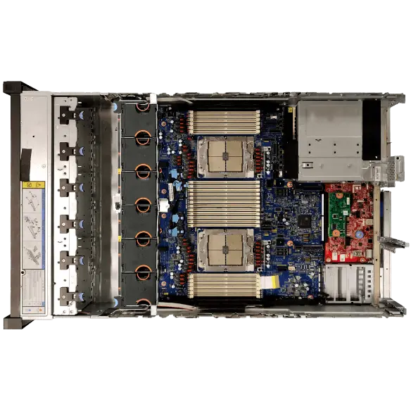 ThinkSystem SR665 V3 internal view