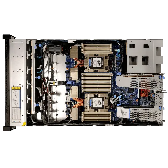 ThinkSystem SR645 V3 internal view