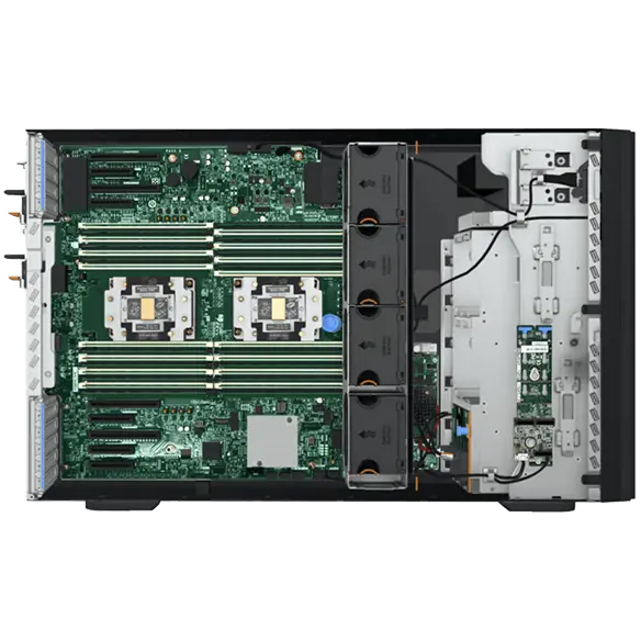 ThinkSystem ST650 V2 internal view