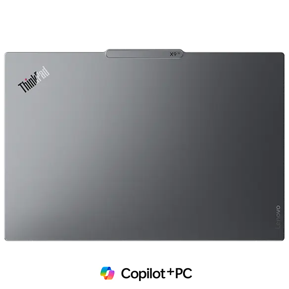 Con su chasis de aluminio 50 % reciclado, el portátil Lenovo ThinkPad X9 15 Aura Edition transmite una sensación fantástica al tacto y un diseño moderno y elegante. 